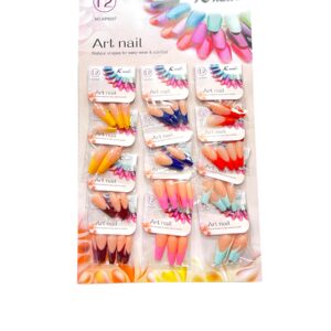 Uña carton cuadrada *12pcs